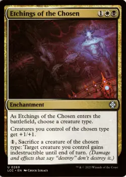Etchings of the Chosen 269 LCC Commander: The Lost Caverns of Ixalan NM - Image 1