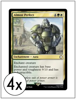 4x Almost Perfect, Fallout Commander, Magic the Gathering, MTG NM - Image 1