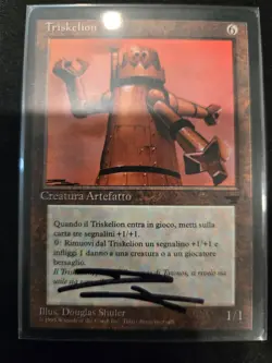 Signed Triskelion (Italian) - Renaissance (REN) - MTG - Image 1