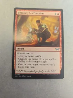 Untimely Malfunction Duskmourn: House of Horror Regular - Image 1