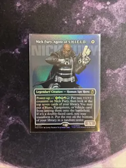 FOIL Nick Fury, Agent of SHIELD Borderless - Marvel Super Heroes + Bonus Foils - Image 3
