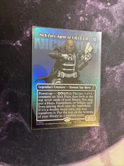 FOIL Nick Fury, Agent of SHIELD Borderless - Marvel Super Heroes + Bonus Foils - Image 4