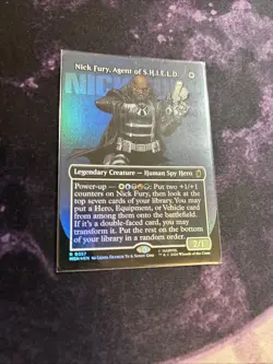 FOIL Nick Fury, Agent of SHIELD Borderless - Marvel Super Heroes + Bonus Foils - Image 5
