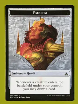 Huatli, Radiant Champion Emblem Token x1 Rivals of Ixalan 1x MTG - Image 1