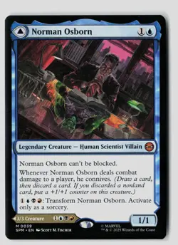 Norman Osborn 39 Mythic Marvel's Spider-Man Magic: The Gathering NM - Image 1
