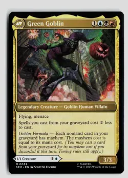 Norman Osborn 39 Mythic Marvel's Spider-Man Magic: The Gathering NM - Image 2