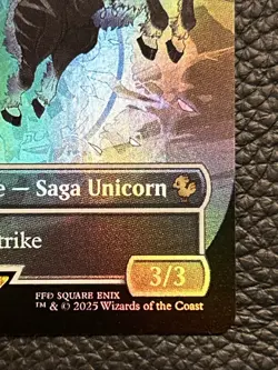 Magic MTG Summon: Ixion Final Fantasy R 0195 Borderless Foil - Image 3