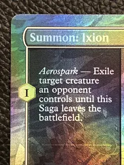 Magic MTG Summon: Ixion Final Fantasy R 0195 Borderless Foil - Image 5