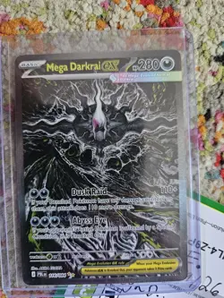 Mega Darkrai EX 116/084 Pitch Black Special Illustration Rare Pokemon Card NM - Image 3