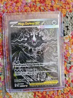 Mega Darkrai EX 116/084 Pitch Black Special Illustration Rare Pokemon Card NM - Image 4