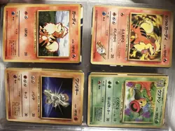 140 Mostly Japanese Pokemon Cards Charmander Charmeleon Pikachu Squirtle Lot - Image 4