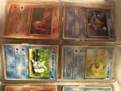 140 Mostly Japanese Pokemon Cards Charmander Charmeleon Pikachu Squirtle Lot - Image 5