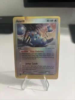 Azurill 31/100 Uncommon Sandstorm Pokemon Reverse Holo Damaged - Image 1
