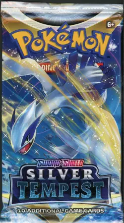 Pokemon SWSH Silver Tempest Booster Pack - 10 Cards / Pack - Random Art - SEALED - Image 1