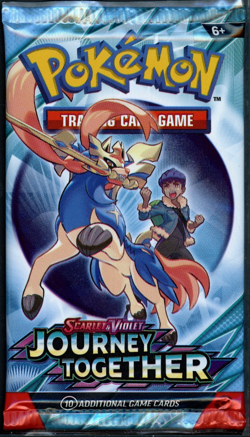 Pokemon SV Journey Together Booster Pack - 10 Cards / Pack - Random Art - SEALED - Image 1