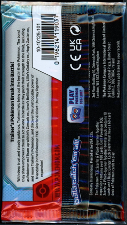 Pokemon SV Journey Together Booster Pack - 10 Cards / Pack - Random Art - SEALED - Image 2