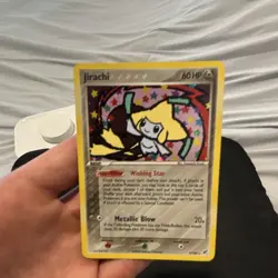 Pokemon Jirachi 9/107 EX Deoxys Holo Rare English Basic 60HP - Image 2