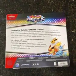 Pokemon TCG Prismatic Evolutions Poster Collection Booster Promo Foil English 6+ - Image 2