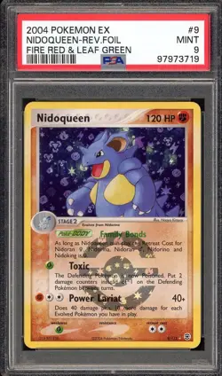 Nidoqueen Reverse Holo 9 PSA 9 EX Fire Red & Leaf Green Pokemon - Image 1