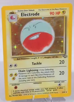 Pokemon TCG Jungle Electrode 2/64 Holo Rare Unlimited ENG 1999 LP+ - Image 1