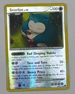 Pokemon Snorlax 81/111 Reverse Holo NM - Image 1