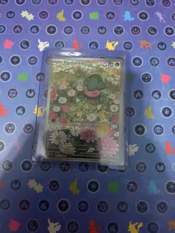 Fomantis 085/084 Illustration Rare Pokemon TCG Pitch Black ME05 English NM IR - Image 1
