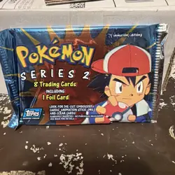 Topps 2000 Pokemon TV Animation Series 2 Booster Pack - Image 1