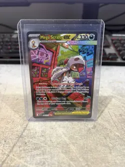 Mega Scrafty ex 285/217 - SIR - ME: Ascended Heroes - Pokemon TCG - NM - Image 1