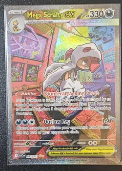 Mega Scrafty ex - 285/217 - SIR - Ascended Heroes - Pokemon Card - NM/M - Image 1