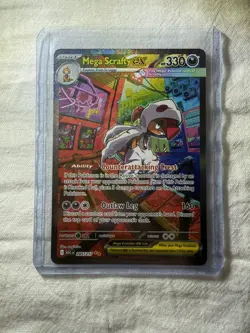 Mega Scrafty ex - 285/217 - SIR - Ascended Heroes - Pokemon Card - NM/M - Image 1