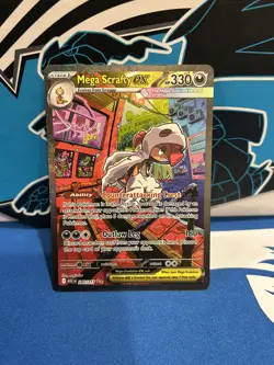 Mega Scrafty ex - 285/217 - SIR - Ascended Heroes - Pokemon Card - NM - Image 1