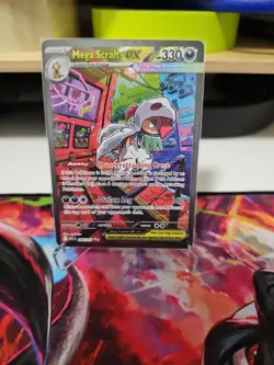 Mega Scrafty ex - 285/217 - SIR - Ascended Heroes - Pokemon Card - NM/M - Image 1