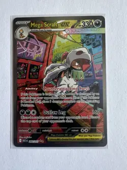 Mega Scrafty ex - 285/217 - SIR - Ascended Heroes - Pokemon Card - NM/M - Image 1