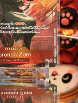 Roronoa Zoro (Parallel) Starter Deck EX: Gear 5 SR ST21-015 - Image 3