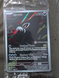 Zarude MEP 088 Pokemon Center Stamped Black Star Promo SEALED Pitch Black - Image 1