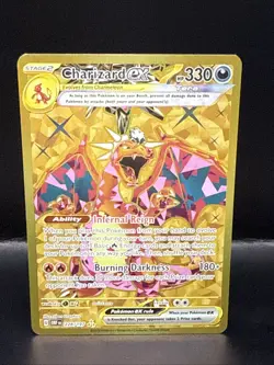 Pokemon TCG Charizard EX Holo Card Obsidian Flames 228/197 A - Image 1