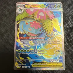 Mega Venusaur EX 155/132 Mega Evolution ENGLISH Pokemon TCG Card NM - Image 1
