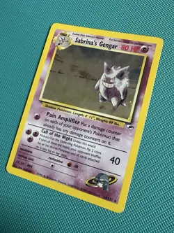 Pokemon TCG 1st Edition Holo Rare Sabrina's Gengar Gym Challenge 14/132 NM WOTC - Image 3