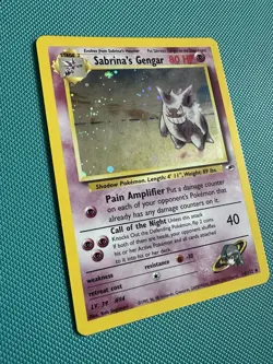 Pokemon TCG 1st Edition Holo Rare Sabrina's Gengar Gym Challenge 14/132 NM WOTC - Image 4