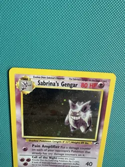 Pokemon TCG 1st Edition Holo Rare Sabrina's Gengar Gym Challenge 14/132 NM WOTC - Image 5