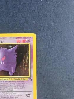 1999 Pokemon TCG Fossil 1st Edition Gengar Holo Rare - Image 2