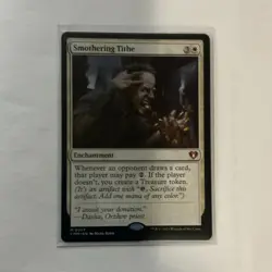 Wizards of the Coast MTG Commander Masters Smothering Tithe Rare Regular ENG #57 - Image 1