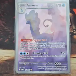 Nintendo Pokemon TCG Holo Full Art 5-Card Lot Tyrunt Talonflame Aurorus More - Image 3