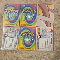 Topps Pokemon Stage 1 Trading Card Lot 6 Charmander Squirtle Blastoise English - Image 2