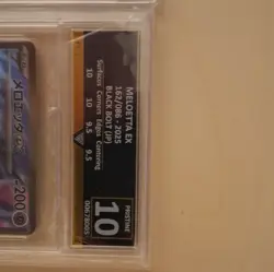 Pokemon TCG Black Bolt Japanese Graded 10 EX 2-Card Lot Magnezone/Meloetta - Image 2