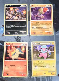 Cyndaquil, Flaaffy, Hitmonchan, Houndour Call Of Legends Card Lot Reg Pokemon - Image 1