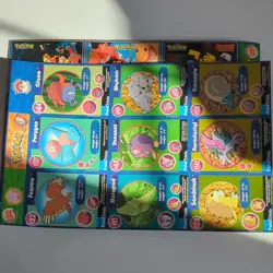 Burger King Pokemon PokeTrivia/Mewtwo Strikes Back Card Lot 4x9 1999 Pikachu - Image 4