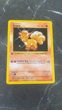 Wizards of the Coast Pokemon TCG Base Set/Fossil 1st Edition 10-Card Lot 1999 - Image 3
