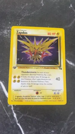 Wizards of the Coast Pokemon TCG Base Set/Fossil 1st Edition 10-Card Lot 1999 - Image 5