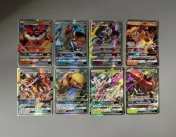 Pokemon GX Lot – 8 Card Bundle – Sun & Moon – NM – Holo Ultra Rare - Image 1